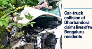Car-truck collision at Dharbandora claims lives of two Bengaluru residents