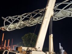 Bambolim footbridge installation postponed to next sunday after lifting snag
