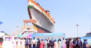 Goa Shipyard launches offshore patrol vessel INS Srishti