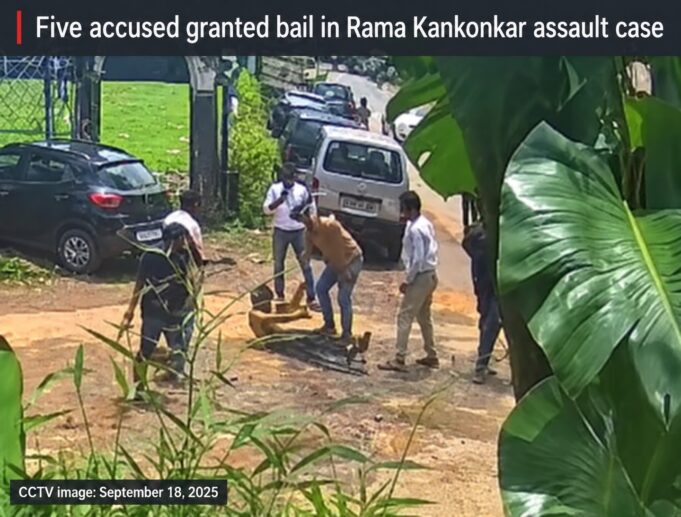 Five accused granted conditional bail on parity in Rama Kankonkar assault case