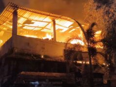 Police register case against unknown person over Vasco market fire
