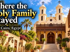 Visit to the church where the Holy Family is believed to have stayed in Cairo