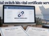 Portal Switch Leaves Vital Certificates like Birth & Death Offline, no solution at sight