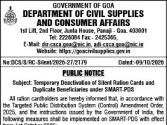 Ration cards unused for six months to face deactivation