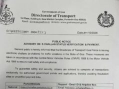 Transport dept cautions against fraudulent e-challan payment links