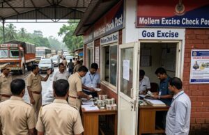ACB raids at Mollem and Patradevi excise checkposts; seizes unaccounted cash