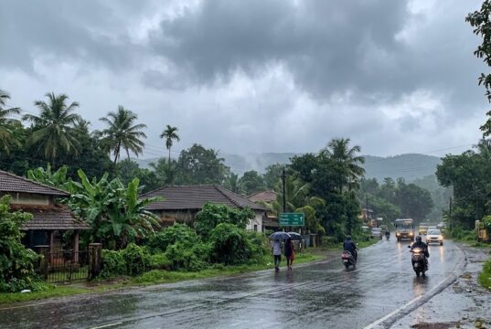 Light rain likely in Goa till October 29
